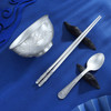 子佩集S999银【莲连有余】碗筷勺摆件套装【BX0460596-4】2108 商品缩略图11