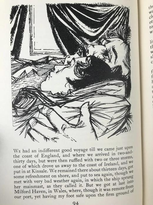 笛福《摩尔·弗兰德斯》 奈杰尔·兰伯恩插图 精装18开带书匣 商品图9