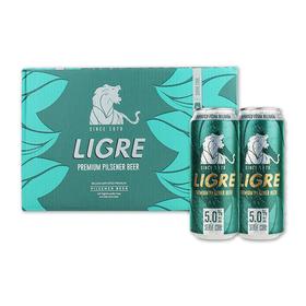 LIGRE麟阁 比利时进口皮尔森啤酒 500ML 24瓶  比利时