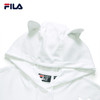 FILA 斐乐女士连帽卫衣2021秋季新款薄款连帽上衣F11W133297FWT 商品缩略图3
