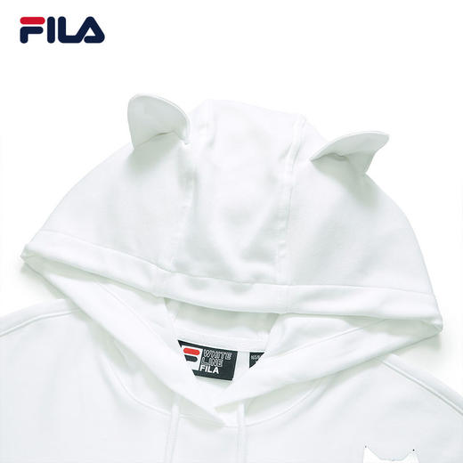 FILA 斐乐女士连帽卫衣2021秋季新款薄款连帽上衣F11W133297FWT 商品图3