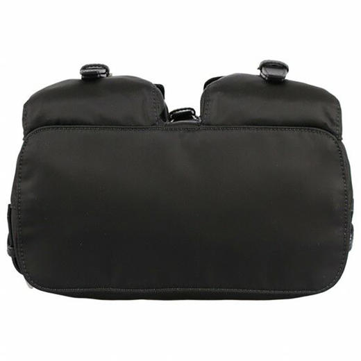 【一】PRADA 普拉达 女士 Re-Nylon 再生尼龙珐琅金属三角形徽标小号双肩背包 黑色 1BZ677 RV44 F0002 OOO 商品图3