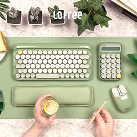 洛斐LOFREE 限量半夏陪伴套装-5件套键盘鼠标拾光灯文艺女生