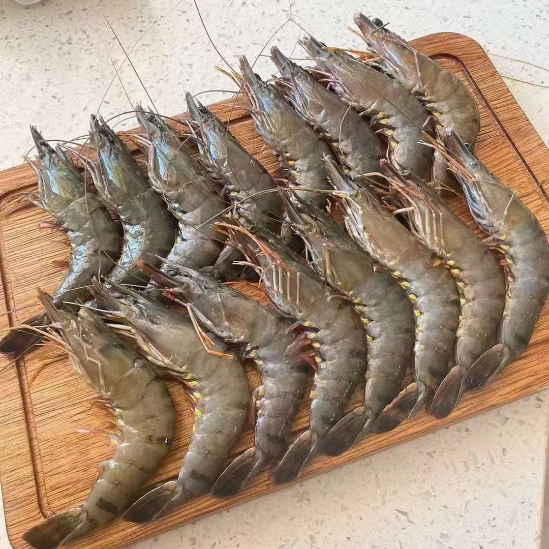 一份400g*2盒黑虎虾大虾新鲜冷冻老虎虾九节虾斑一份2盒