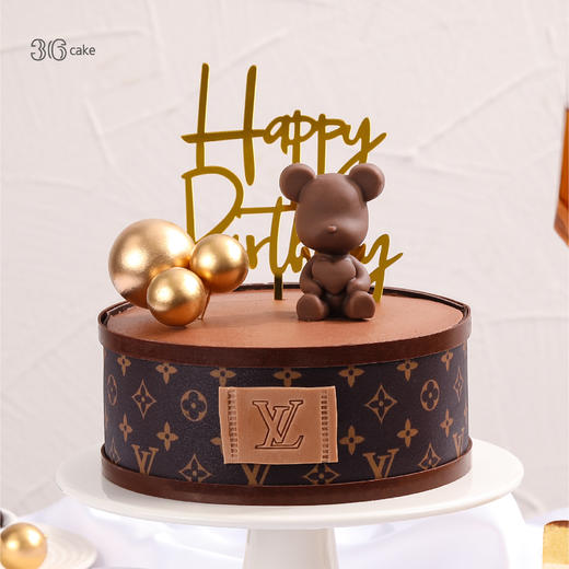 黑巧熊·奶油蛋糕，可选1.5/2.5/6磅 商品图1