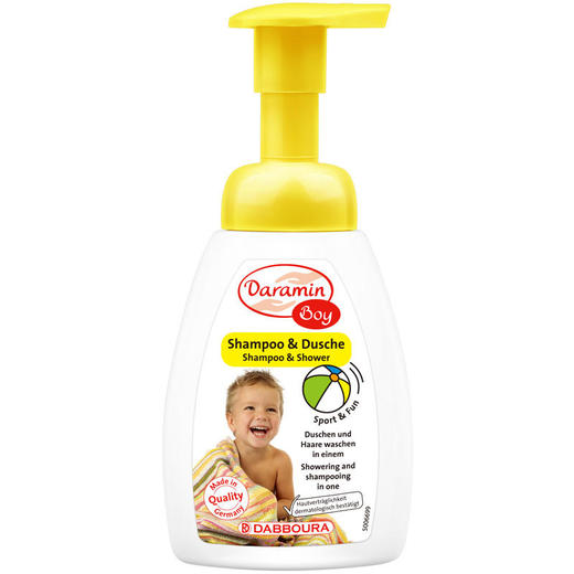 德国进口达罗咪儿童洗发水沐浴露二合一250ml3-12岁女孩无硅油 商品图1