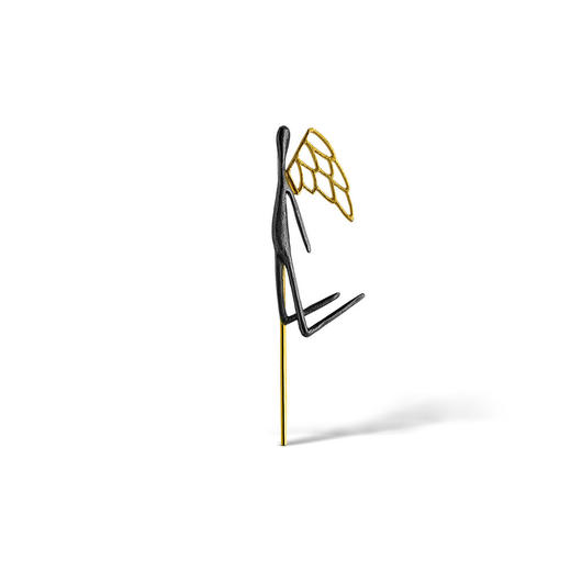 北京仓｜Kiss the Frog-Ikarus-我们能飞多远 胸针（黑色）［希腊设计师］ 商品图0