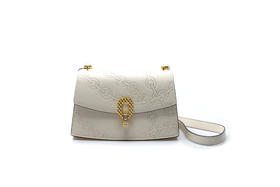 豪麟名鞋奥莱迪嘉女装牛皮革手袋WPB12SX004白色  原价1460元