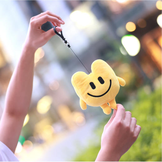 黄小兜可伸缩毛绒公仔挂件 商品图1