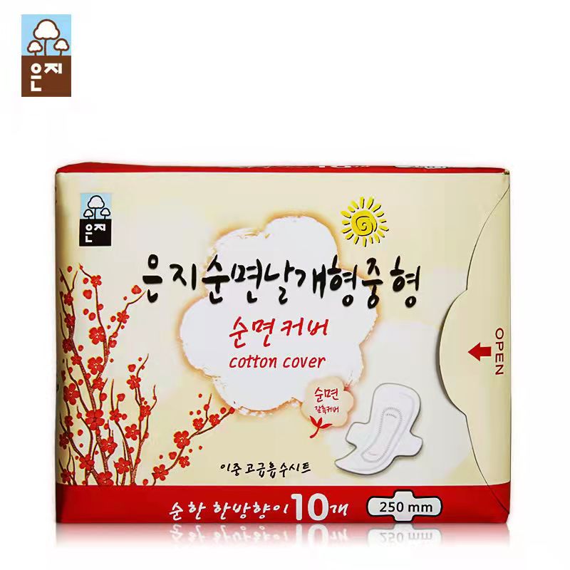 韩国进口恩芝卫生巾纯棉日用