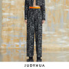 JUDYHUA 肌理材质直筒裤 商品缩略图0