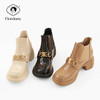 弗洛丹尼时尚舒适中粗跟女鞋D216552 商品缩略图3