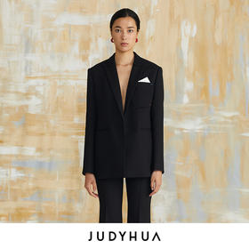 JUDYHUA H型贴袋设计西装