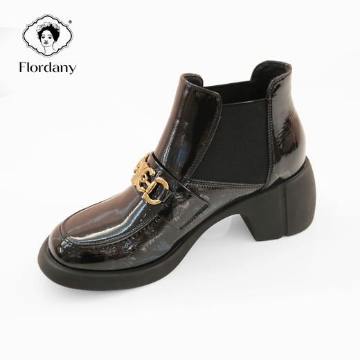 弗洛丹尼时尚舒适中粗跟女鞋D216552 商品图2