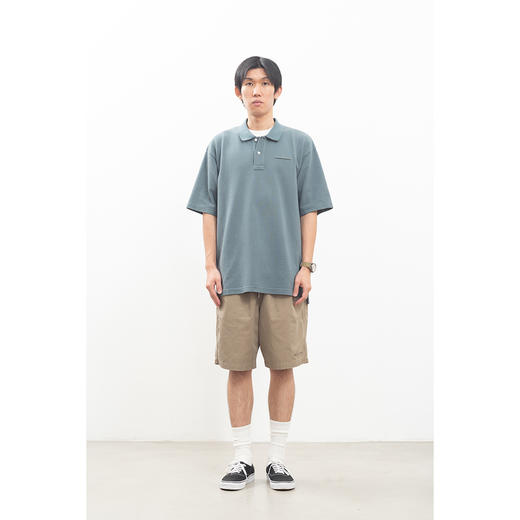 吃茶去chichaqu重磅短袖POLO衫 刺绣字母 商品图4