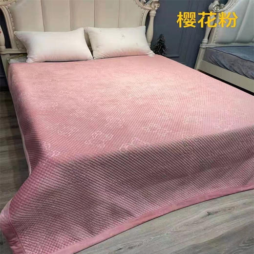【49.9元/床】东阳小熊牛奶绒床盖200*230（颜色随机）（1223874） 商品图1