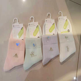 【9.9元4双】静静果果女士休闲袜（1223696）