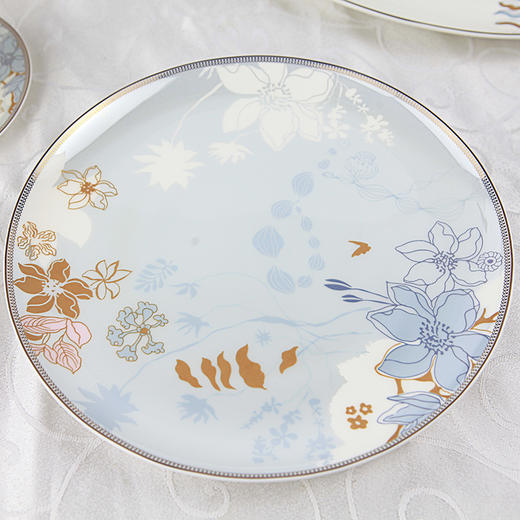 凡瑞斯醉花瑶10人用48头骨瓷套装餐具礼盒送礼 商品图2