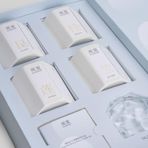 福开森路、书院莲池、颐和金桂、昆仑煮雪-蜡烛礼盒130g*4 商品图2