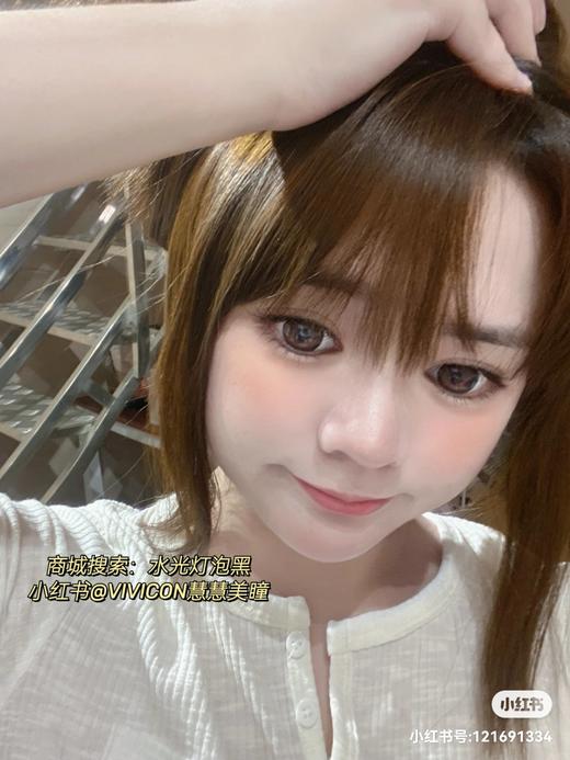 【大直径】水光灯泡黑 14.5mm 【年抛 0-1000度 含有525/575 硅水凝胶】 商品图4