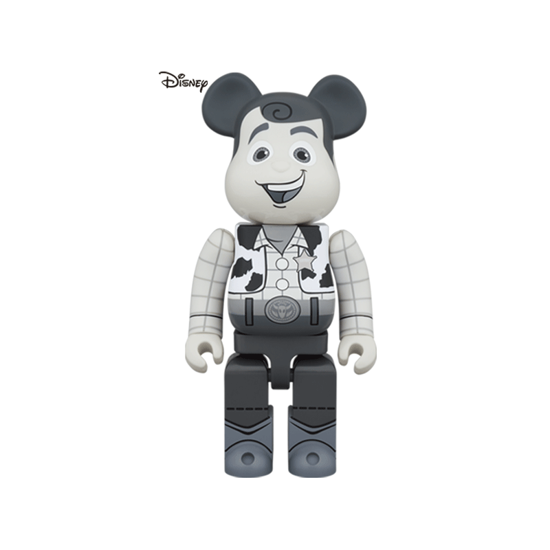 【预售】收藏系列 Be@rbrick 1000%系列 黑白胡迪