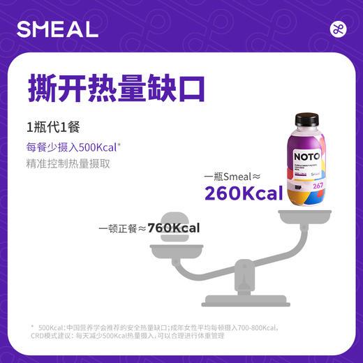 Smeal NOTO胶原蛋白代餐奶昔混合口味 70g 多规格 商品图4