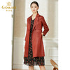 乔万尼早春新款风衣气质大衣仿皮质商务感EI3A151 商品缩略图3