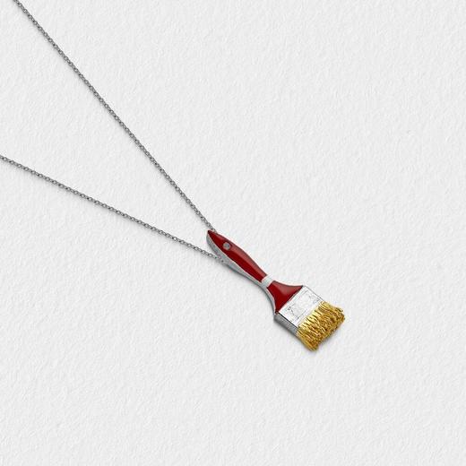 北京仓｜Kiss the Frog-Brush-为一切着色 项链（红色）［希腊设计师］ 商品图2