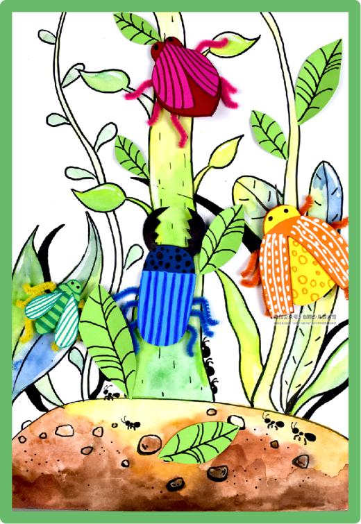 7-9岁综合创意画《探索昆虫的奇妙世界》【自动发货：下单后，点击手机短信中收到的链接，即可获取文件下载的链接；如有任何问题，可添加客服微信hm33268获得帮助】
 商品图0