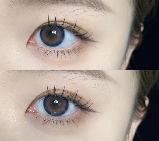 Kira Fairy半年抛 · 墨鱼丸子&雾面冰薄&雾面冷棕｜14.2mm白狮参考着色中等直径 韩产2片 商品图6