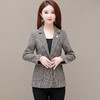 YWE  MB10时尚格子小西装外套 商品缩略图1