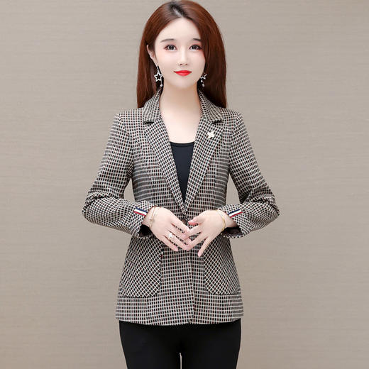YWE  MB10时尚格子小西装外套 商品图1