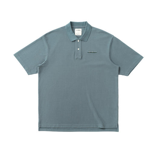 吃茶去chichaqu重磅短袖POLO衫 刺绣字母 商品图0