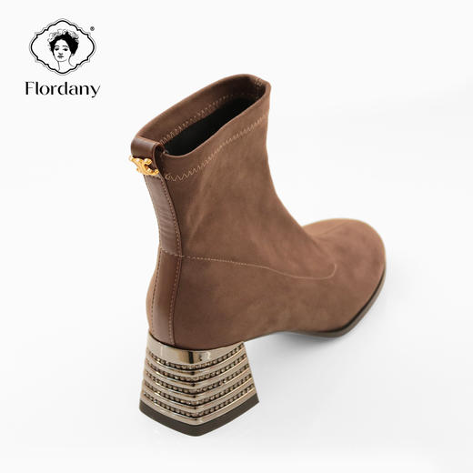 弗洛丹尼简约时尚中粗跟女鞋D216271 商品图1