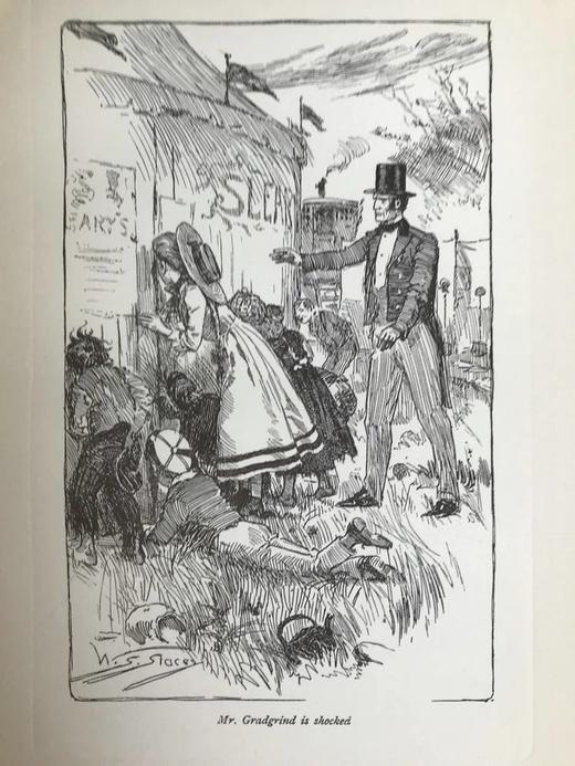 1902年 狄更斯《艰难时世》《汉普雷老爷的钟》 配精美插图 漆布精装大32开 商品图5