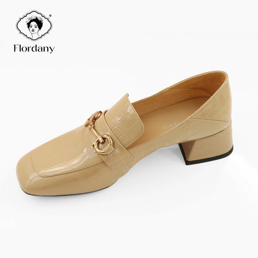 弗洛丹尼简约时尚方跟女鞋D215377 商品图1