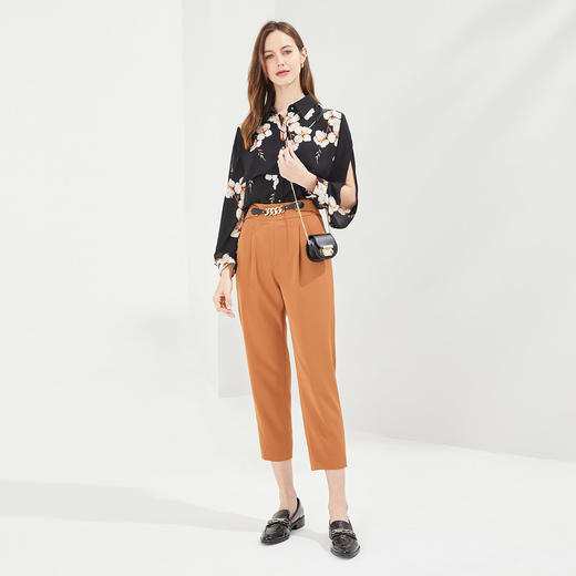 PG2A4斯尔丽瑟俪夏季新品时尚印花上衣衬衫 商品图9