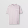 BURBERRY 巴宝莉 男士棉质坐标印花棉质宽松圆领短袖T恤 浅粉色 8043273 A2182 商品缩略图0