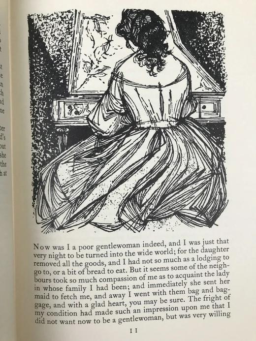 笛福《摩尔·弗兰德斯》 奈杰尔·兰伯恩插图 精装18开带书匣 商品图12