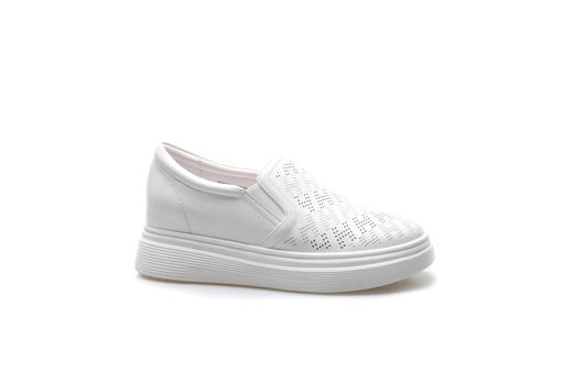 豪麟名鞋奥莱迪嘉女装牛皮革休闲鞋DJSKA12WX008白色  原价1660元 商品图0