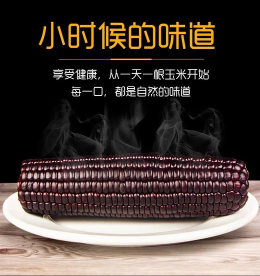 四眼良田甜糯黑玉米礼盒装220g*10根（±10g） 商品图1