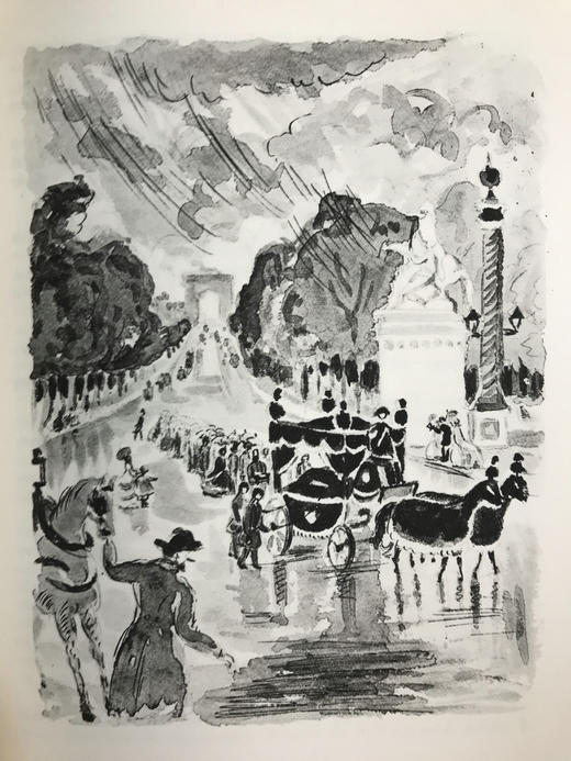 【法语】限量800册！1929年 都德《杰克》 数十幅插图 真皮精装18开 商品图8