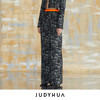 JUDYHUA 肌理材质直筒裤 商品缩略图1