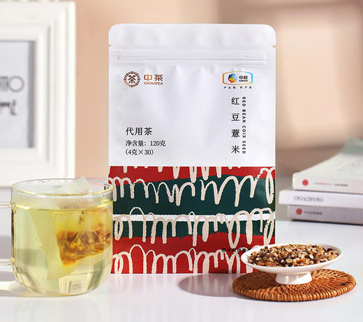 中茶红豆薏米代用茶120g 内含30包 商品图0