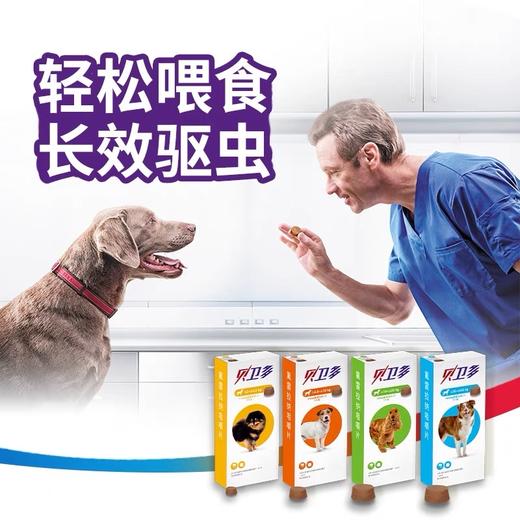 贝卫多宠物狗狗祛跳蚤蜱虫体外固体口服驱虫 商品图2
