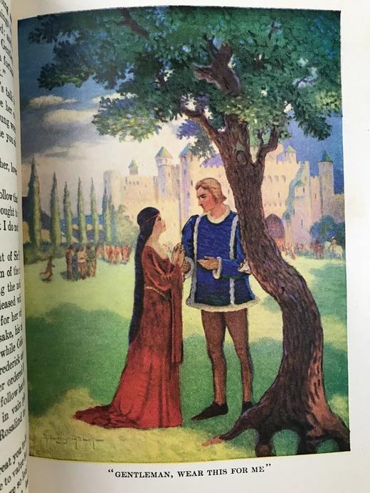 1925年 兰姆姐弟《莎士比亚故事集》 埃尔威尔彩色插图 漆布精装32开 商品图6