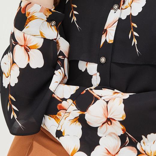 PG2A4斯尔丽瑟俪夏季新品时尚印花上衣衬衫 商品图11