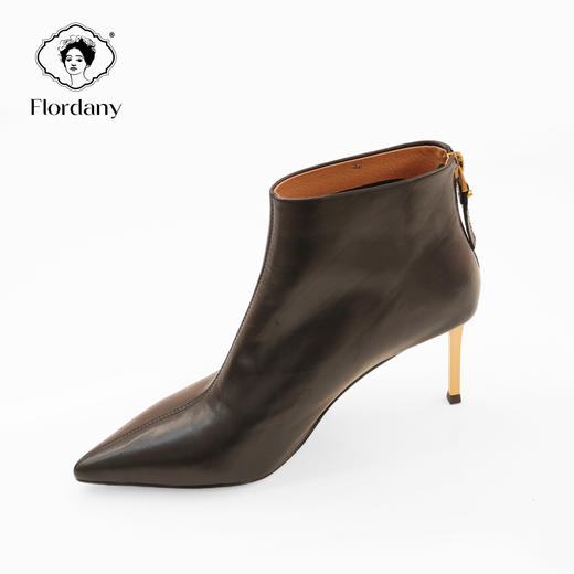 弗洛丹尼时尚大气金属细跟女鞋D216203 商品图1