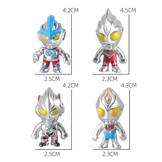 3D奥特曼_摆件1个装【单买不配送，仅同生日蛋糕/下午茶一起配送】（武汉） 商品图0