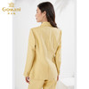 乔万尼早春新款西装外套通勤显瘦黄色韩系通勤显白显瘦EI3B148 商品缩略图3